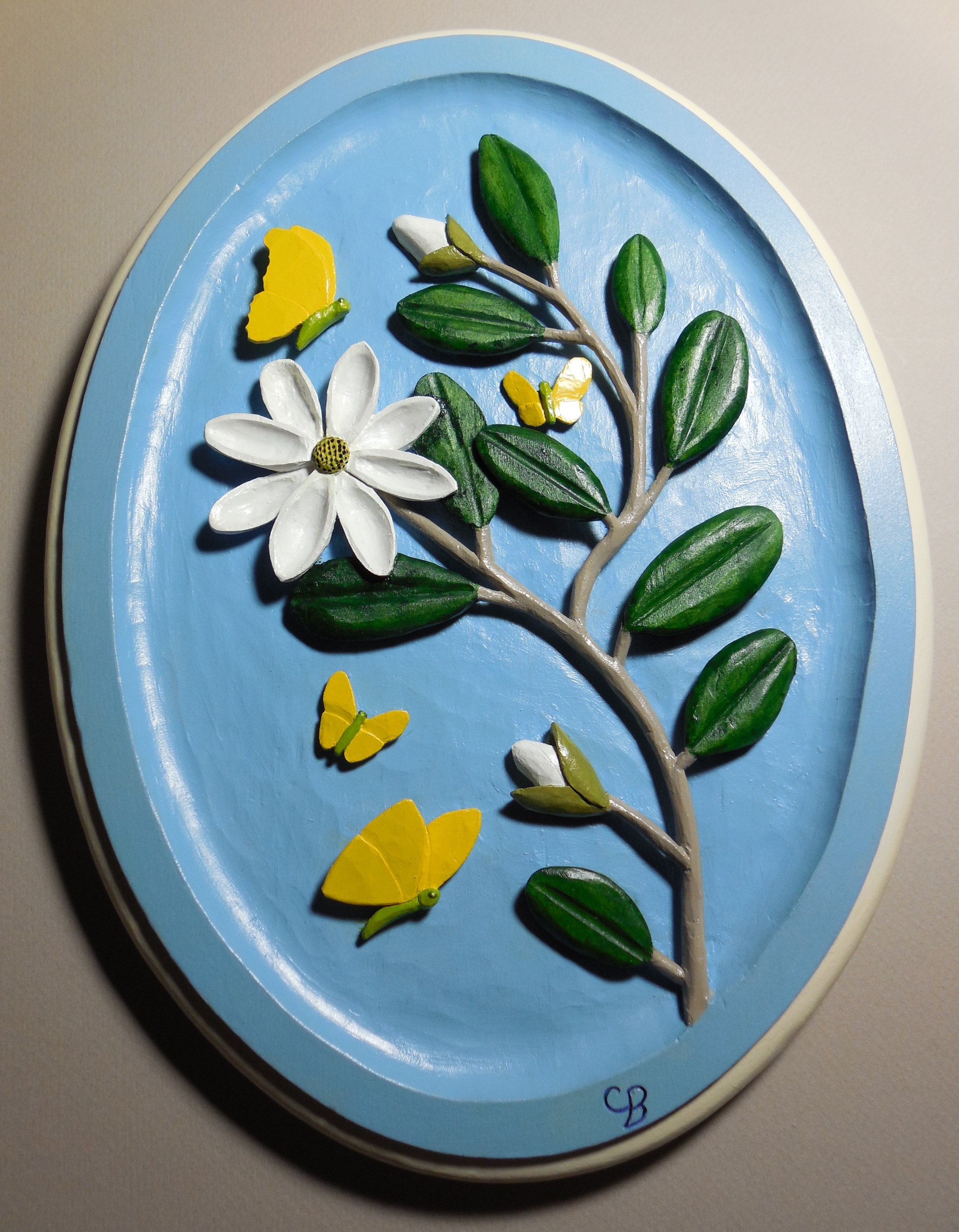 magnolia woodcarving  pattern